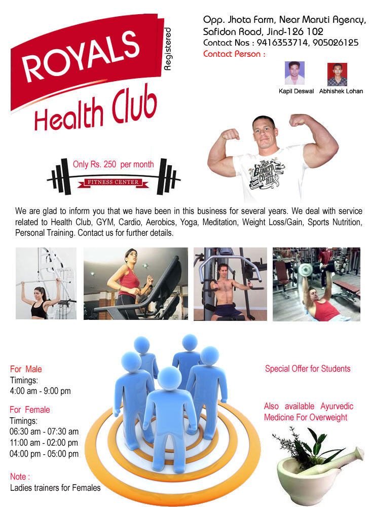 Royals Health Club Jind