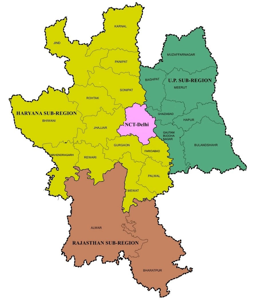 Delhi NCR MAP 2017-2018