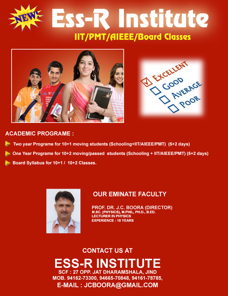 Ess-R Institute Jind