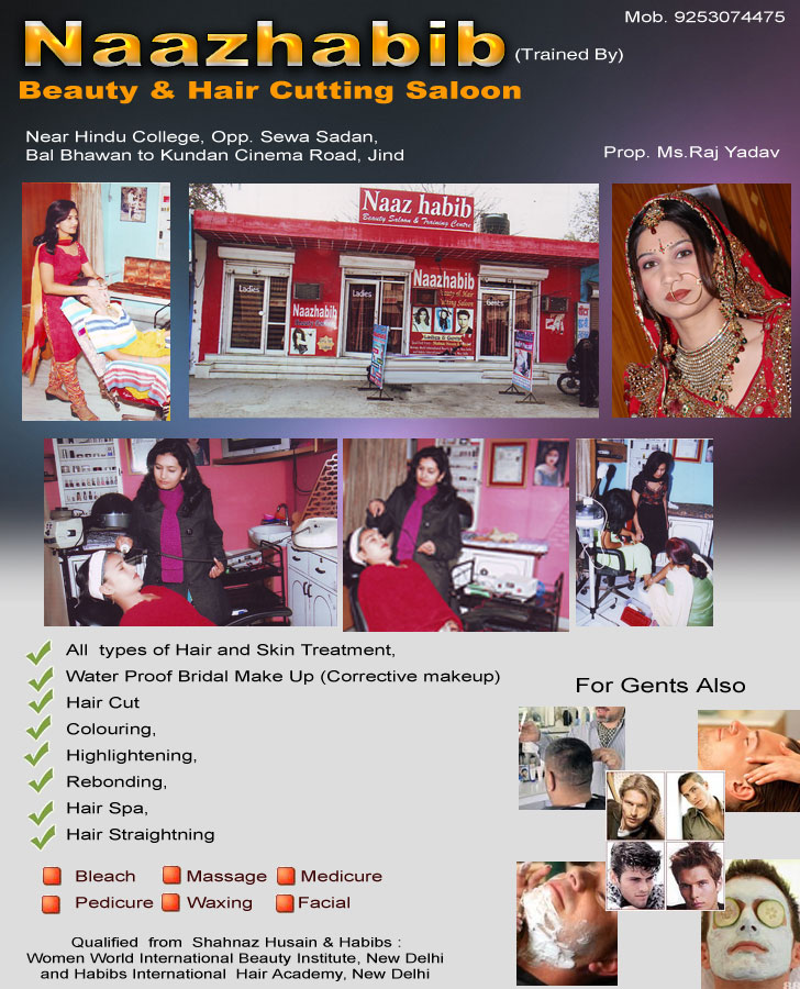 Naazhabib Beauty & Hair Cutting Salon Jind